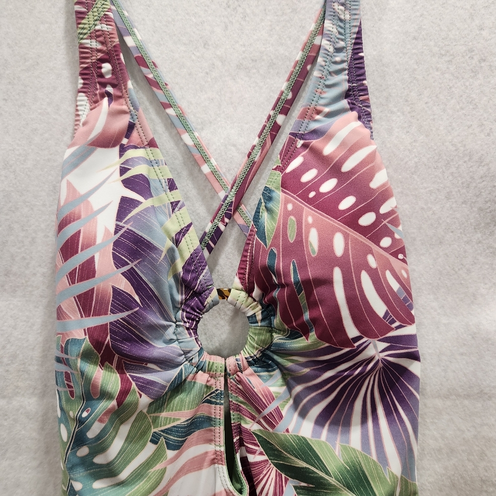 🆕️ Bleu Rod Beattie Tropical Multi-color Swimsuit - Picture 10 of 12